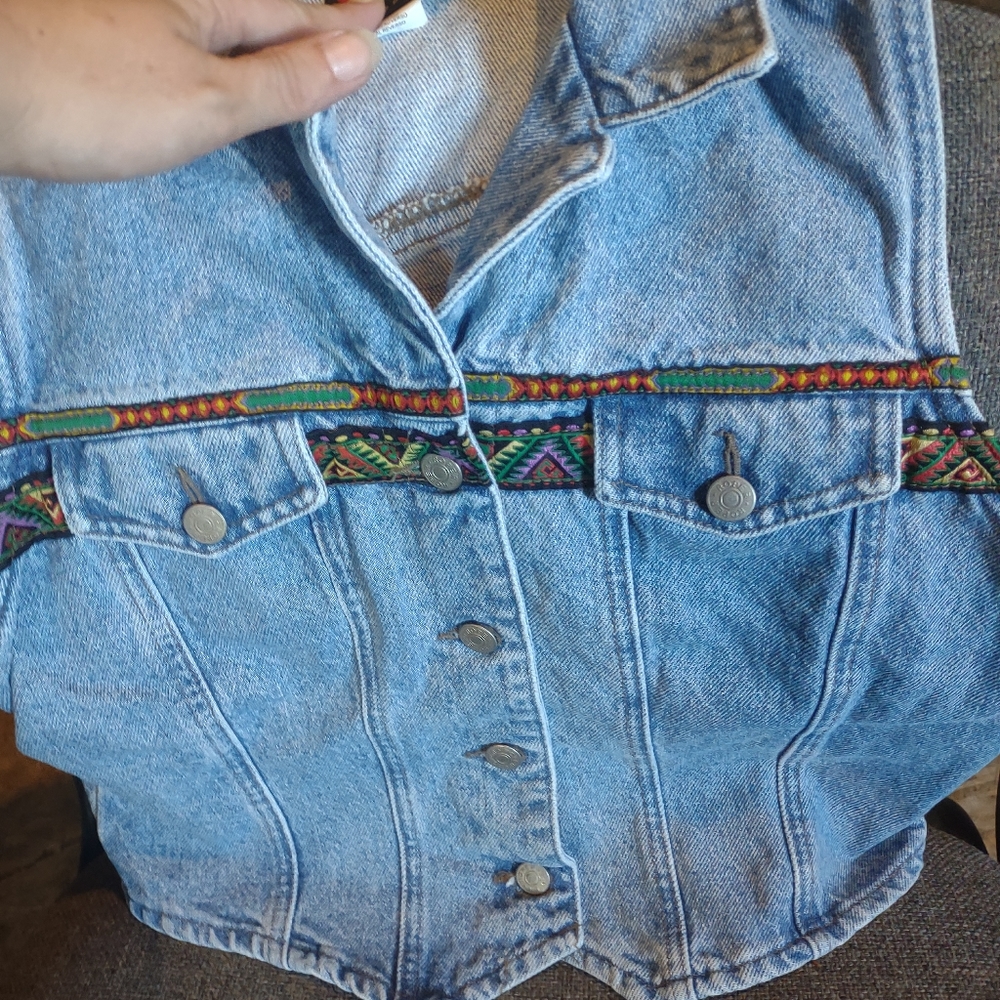 5 star by roper denim vest
